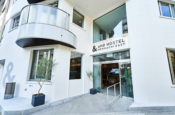 &AND HOSTEL HOMMACHI EAST/大阪府大阪市中央区常盤町二丁目3-14