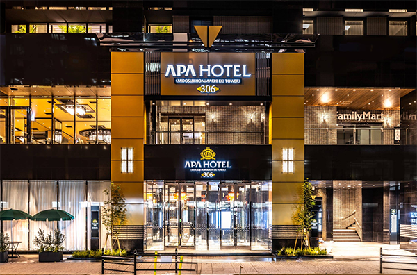 アパホテル&リゾート〈御堂筋本町駅タワー〉/ 大阪府大阪市中央区南本町4-2-9