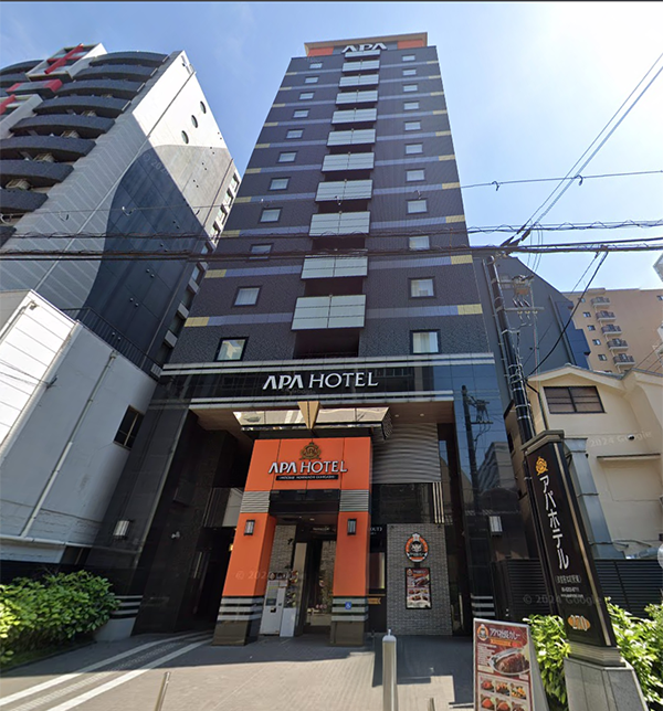 アパホテル〈御堂筋本町駅東〉/ 大阪府大阪市中央区瓦町2丁目3番6号